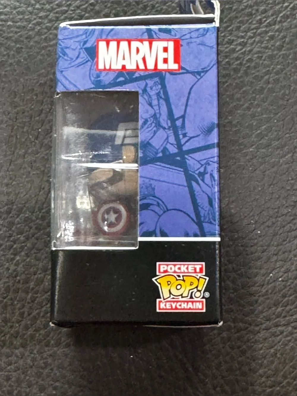 NWT Funko POP Marvel Captain America bobble head keychain
